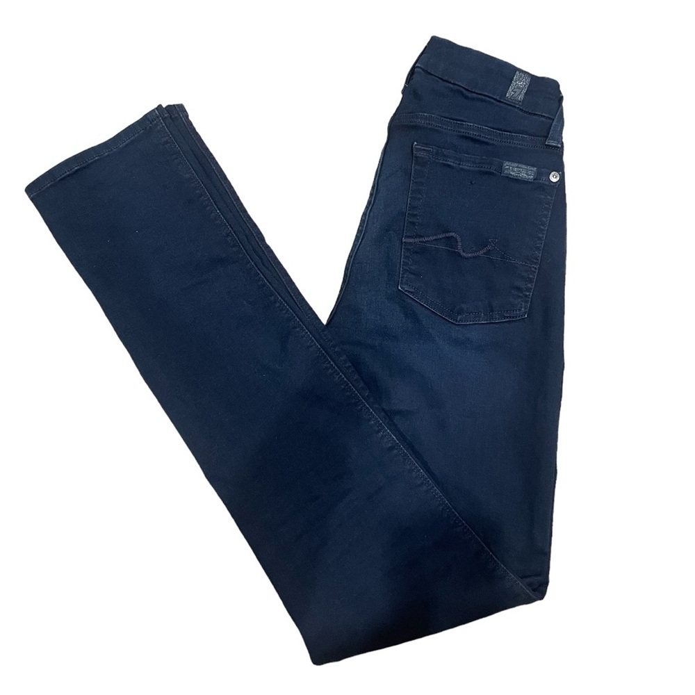 7 for all Mankind Kimmie Straight Dark Wash Jeans - Picture 4 of 9